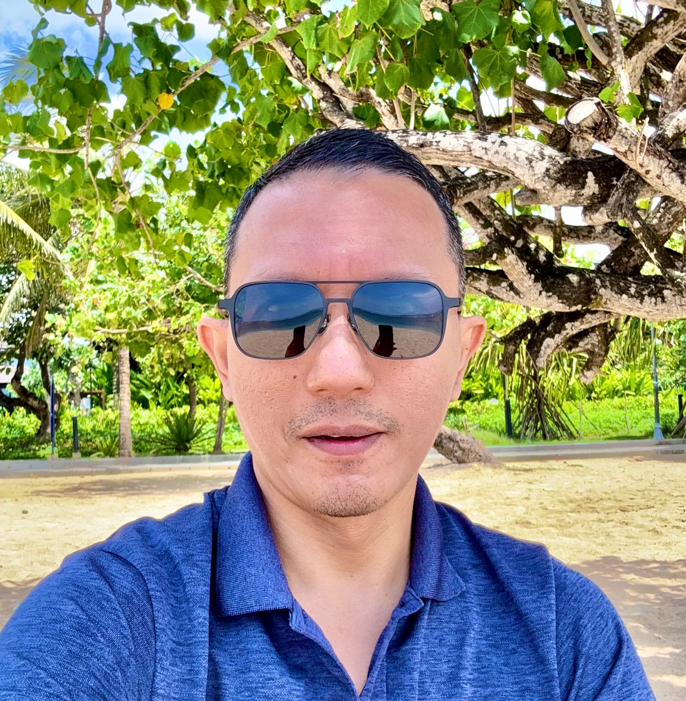Customer photo review of Arnold | Titanium Magnetic Clip-on Eyeglasses Sunglasses | ZanyLen Best Sellers