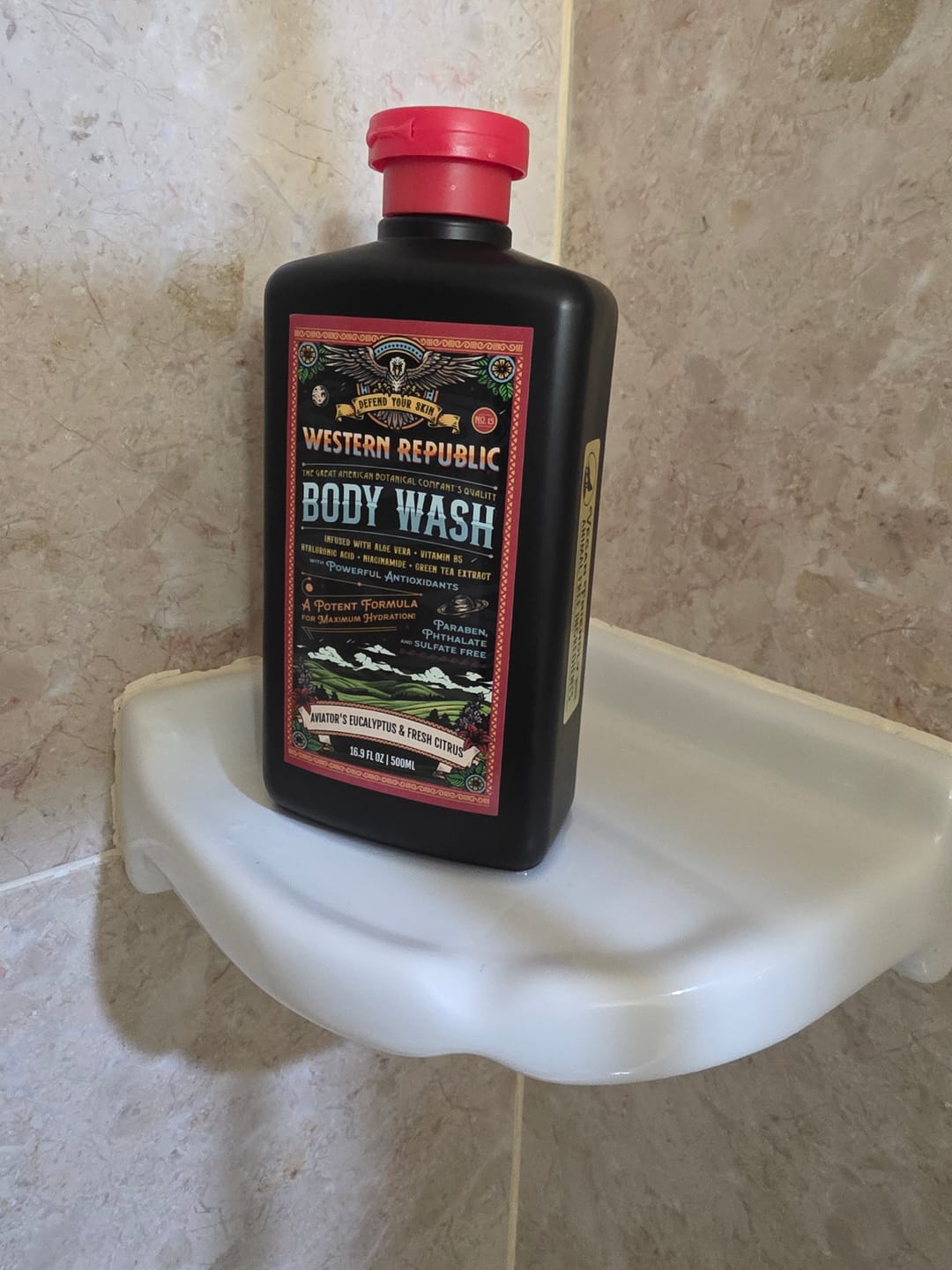 Customer photo review of Body Wash Double Scent Starter Kit