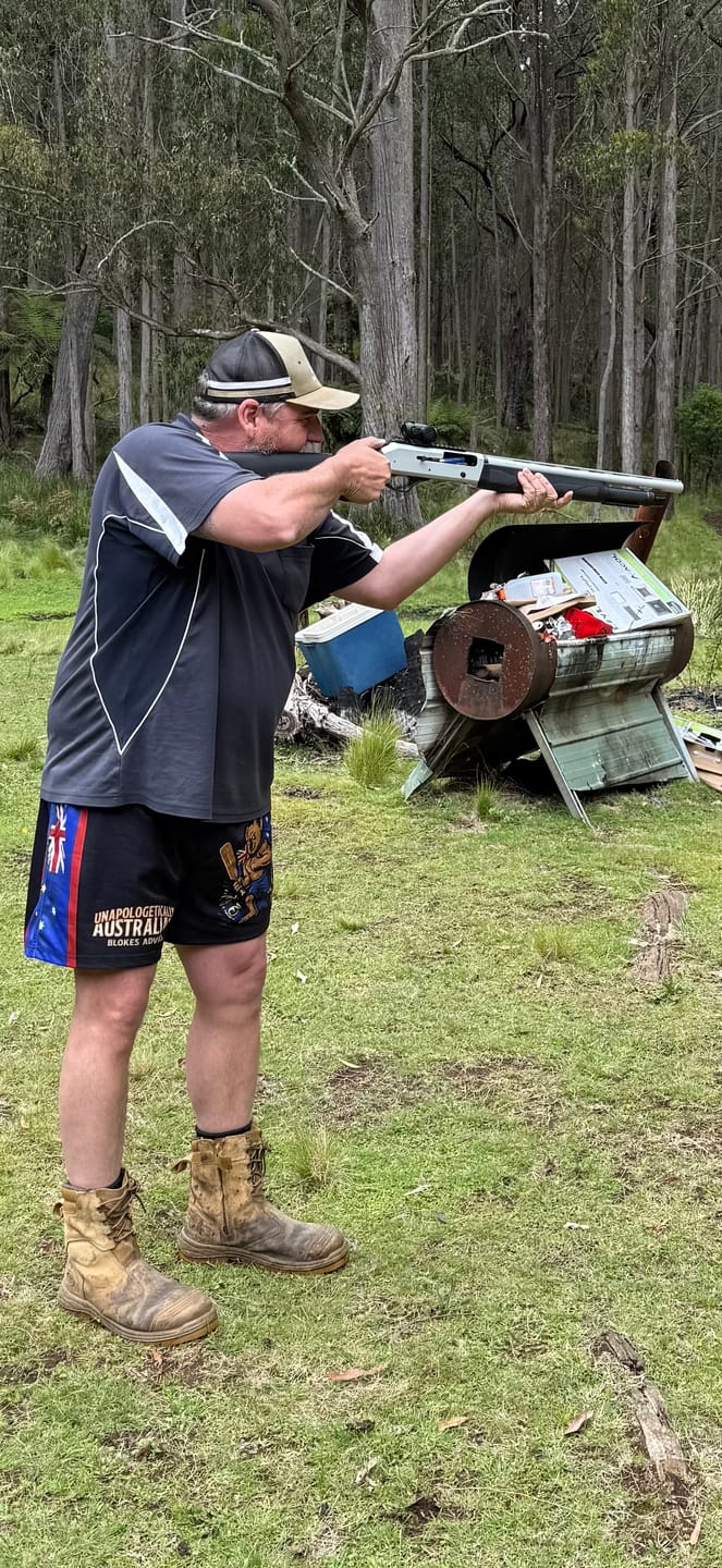 Customer photo review of Aussie As Footy Shorts