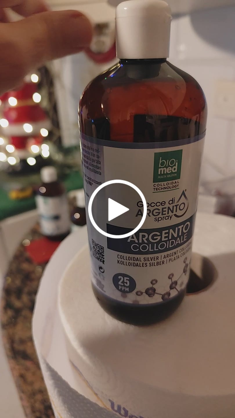 Customer video review of ARGENTO COLLOIDALE SPRAY SUBLINGUALE BIOMED 25 ppm - 500 ml