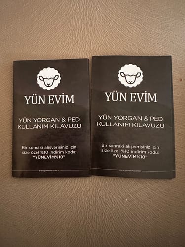 Customer photo review of Çift Kişilik Kuzu Yünü Yorgan 195x215 cm 3 kg Merinos Kuzu Yünü