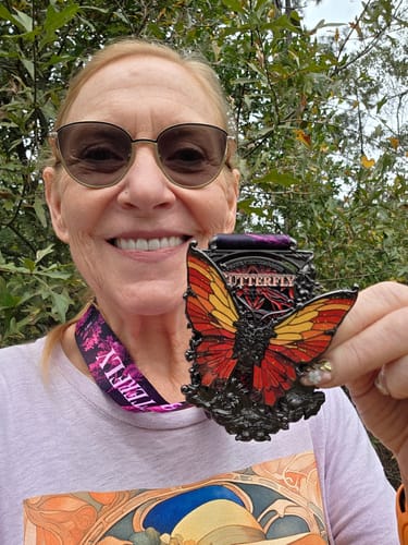 Customer photo review of Butterfly Virtual Race - 5 km