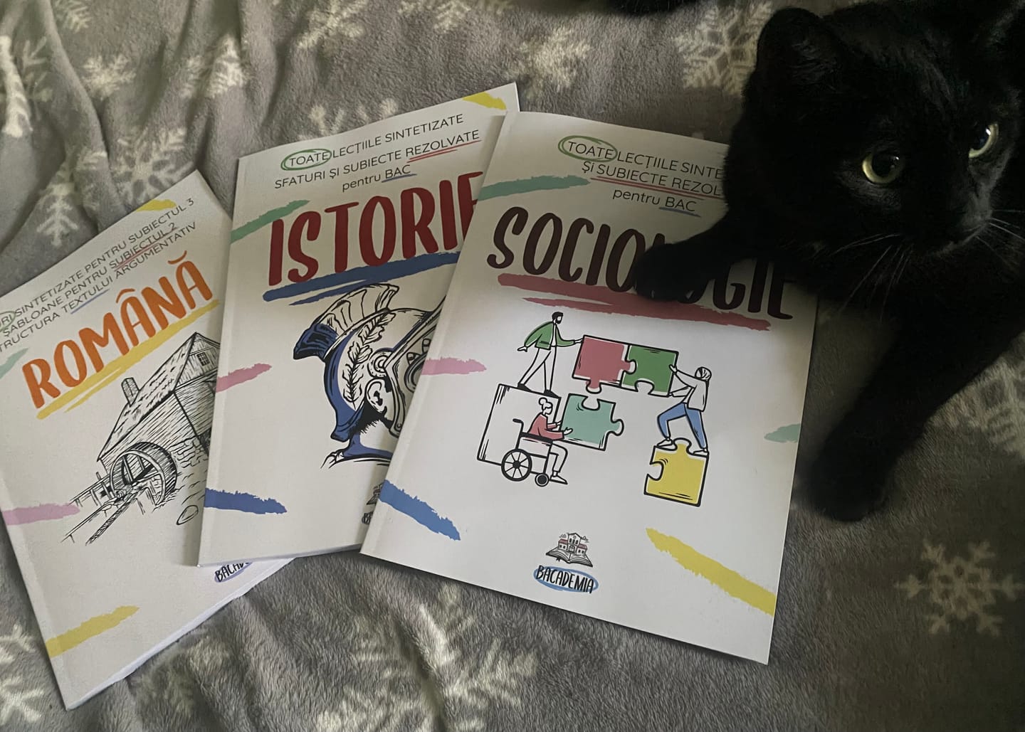 Customer photo review of Pachet Bacalaureat (Română + Istorie + Sociologie) Bacademia