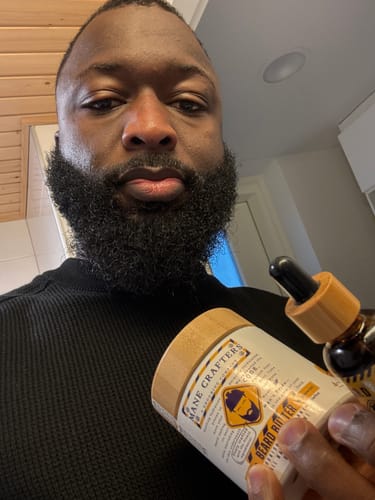 Customer photo review of Trio Pack - Natural Beard Care Bundle - "Tame - Nourish - Grow"