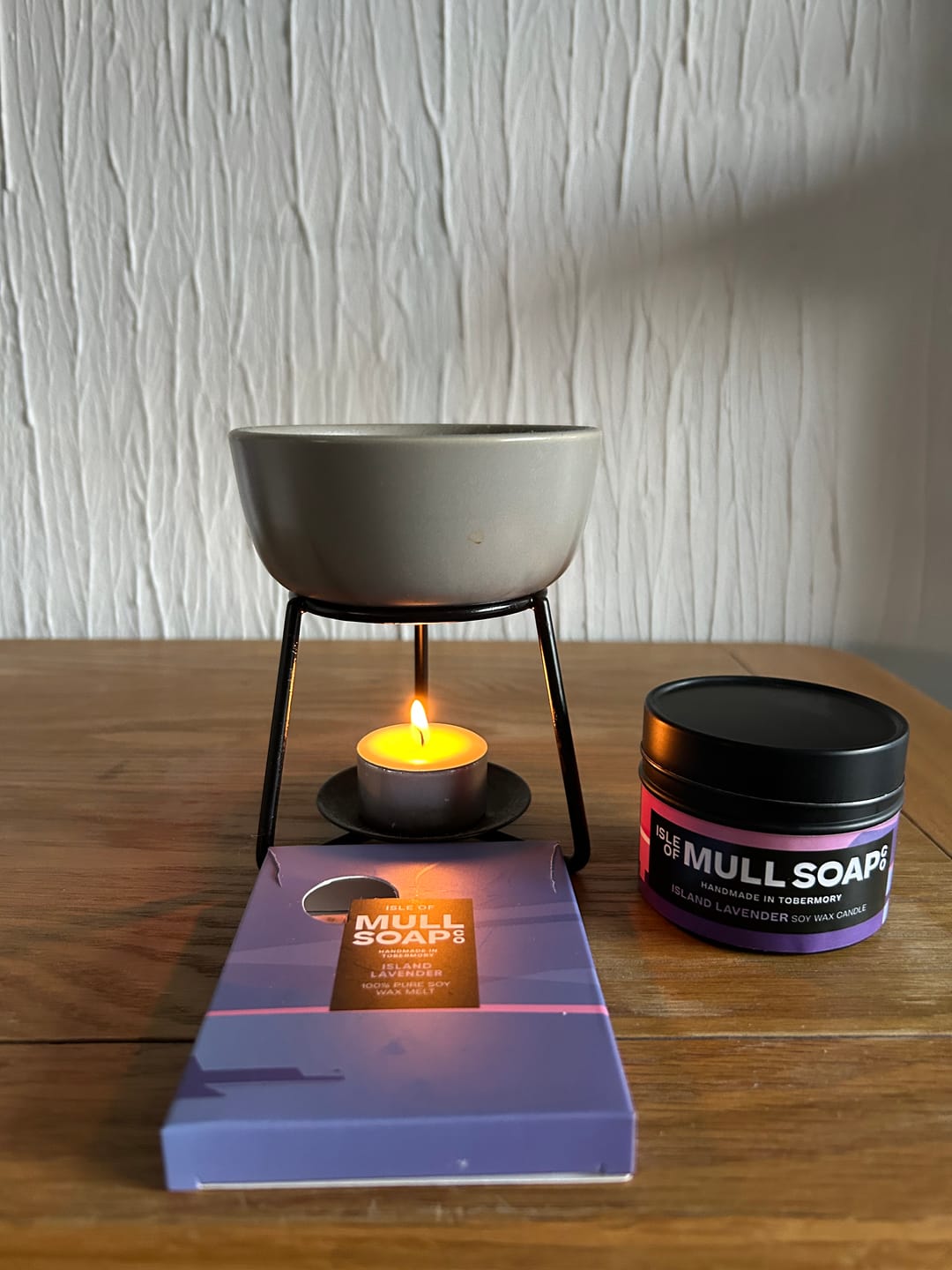 Customer photo review of Island Lavender Gift Set - Handmade Mull Soap & Candle