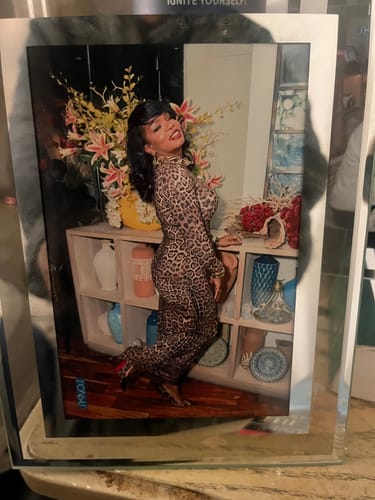 Customer photo review of Naked Leopard Maxi Dress