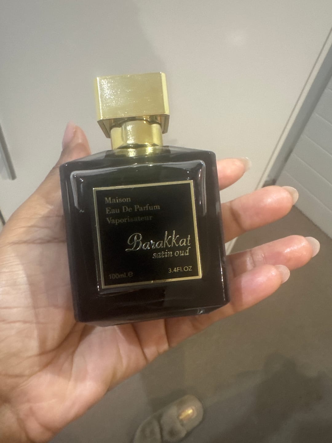Customer photo review of Barakkat Satin Oud EDP 100ml