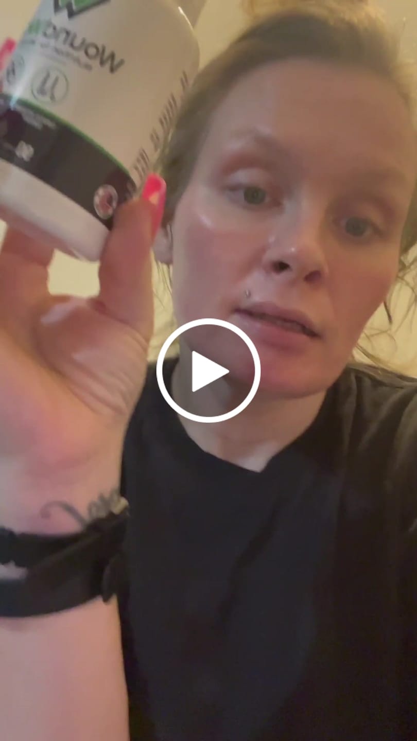 Customer video review of WoundWorx Surgery Supplement