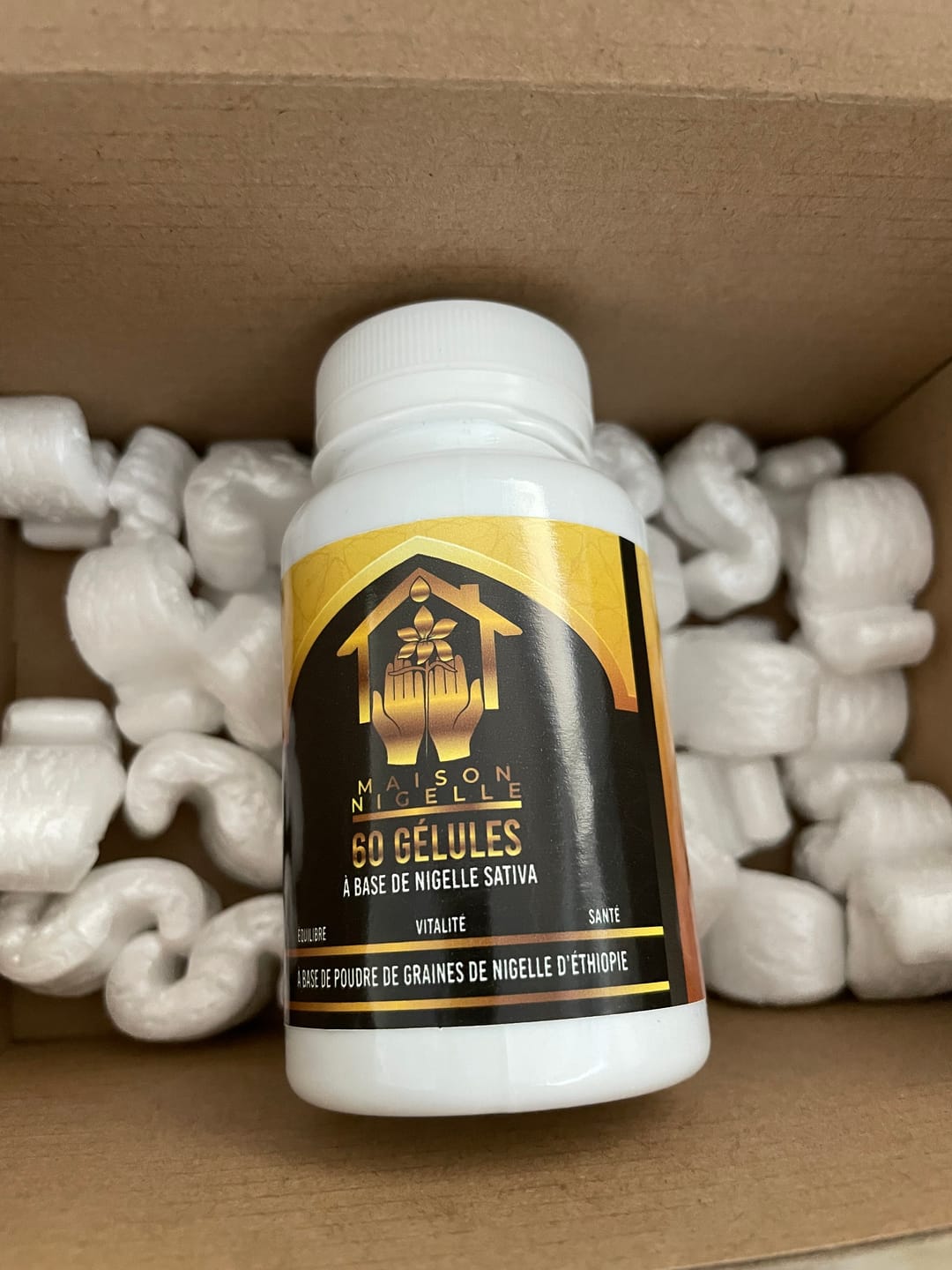 Customer photo review of Gélules Végétales Bio à la Graine de Nigelle d'Ethiopie