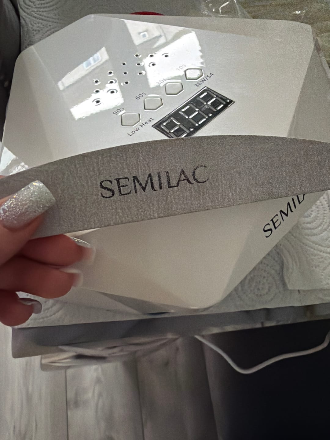 Customer photo review of Semilac "Boat" 100/180 Nail File