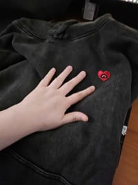 Customer photo review of Aelfric Eden Boxy Fit Distressed Washed Hoodie