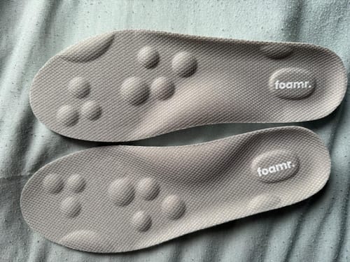 Customer photo review of Foamr® Solette massaggianti – Sollievo per Sperone calcaneare e Fascite plantare