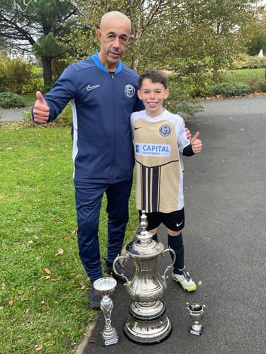 Customer photo review of Built-In Shin Pads