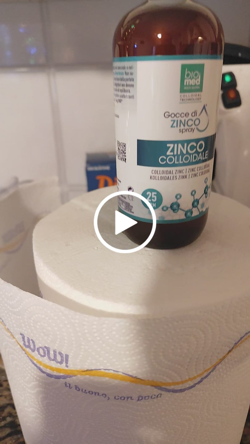 Customer video review of ZINCO COLLOIDALE SPRAY SUBLINGUALE BIOMED 25 ppm - 500 ml