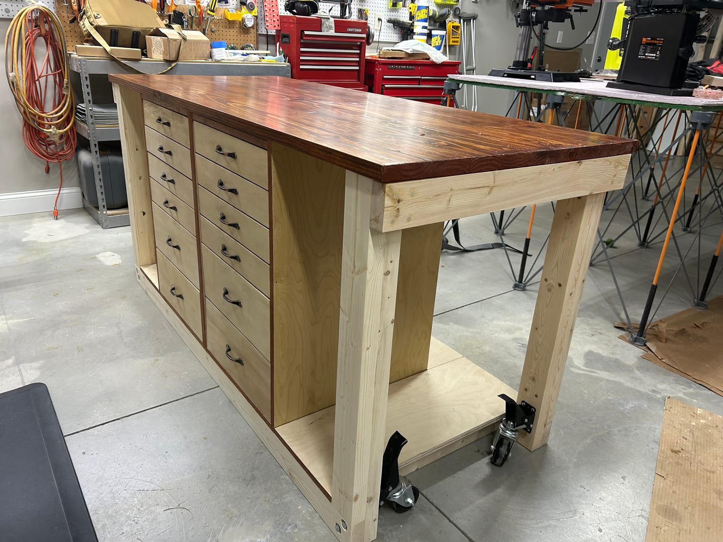 Customer photo review of DIY Base Shop Cabinet - DIGITAL DOWNLOAD
