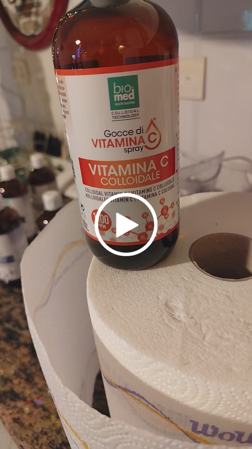 Customer video review of VITAMINA C COLLOIDALE SPRAY SUBLINGUALE BIOMED 1100 ppm - 500 ml