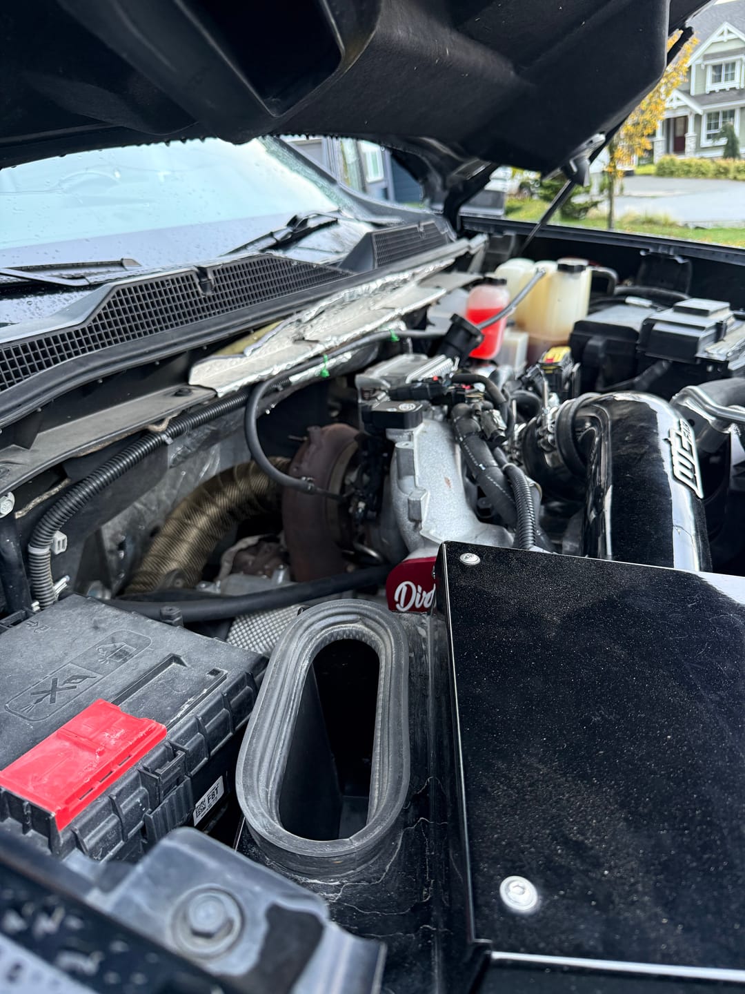 Customer photo review of 2017-2025 Duramax 3.5" Downpipe (L5P-EXH-A004)