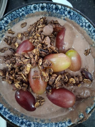 Customer photo review of Protein Chocolate (25g de proteína por porção)