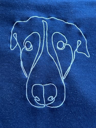 Customer photo review of Custom Embroidered Hoodie - 30% OFF
