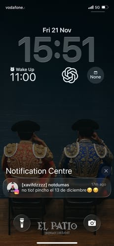 Customer photo review of COURTSIDE BULLFIGHTERS WALLPAPER