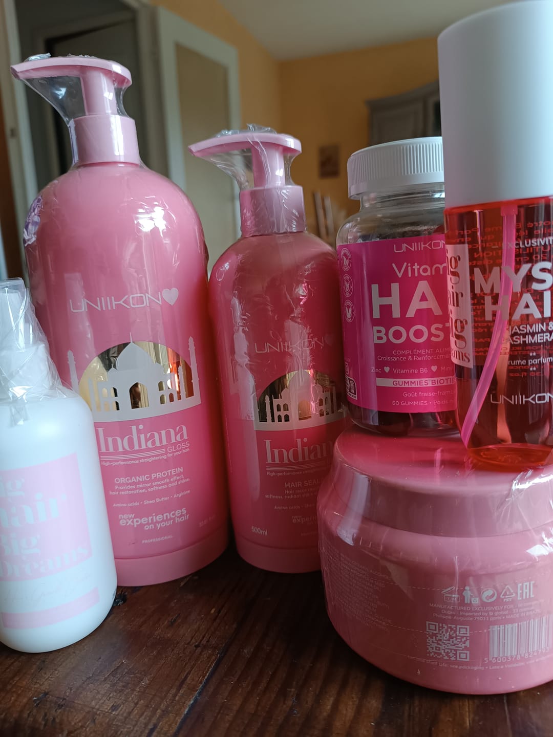 Customer photo review of Lissage Indiana Gloss - Kit complet 1 litre
