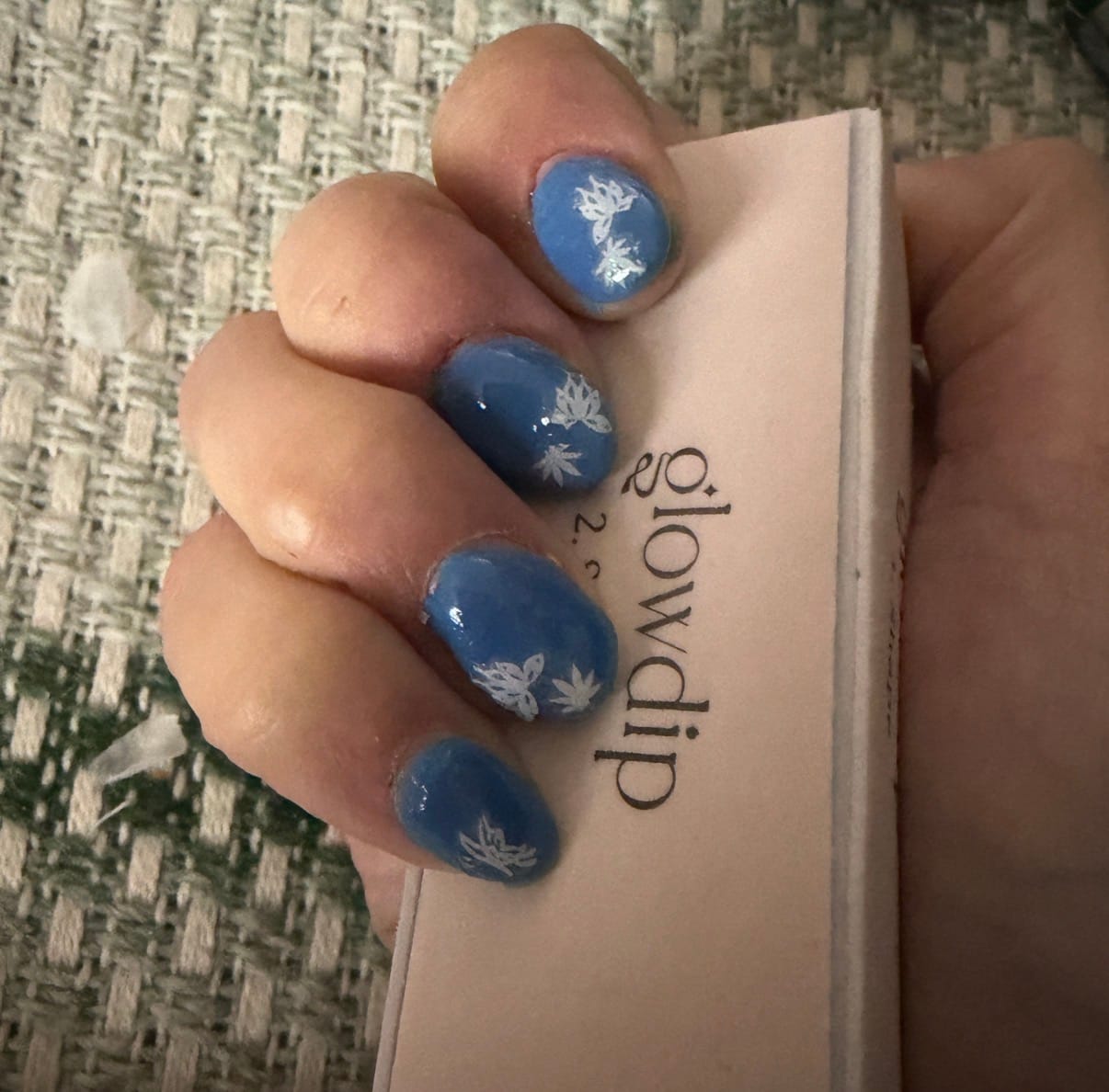 Customer photo review of Ocean Breeze Dipping Powder