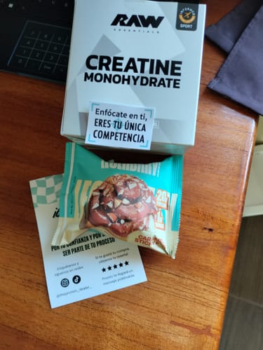 Customer photo review of RAW CREATINE STICK PACK 30 SERVS