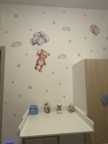 Customer photo review of Teddy Bear with Balloons