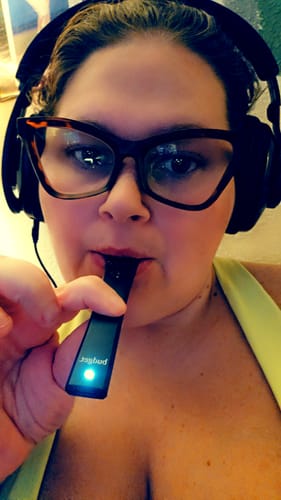 Customer photo review of 1 Gram THC-P Blend Vape Pen | Pink Gummy - Indica