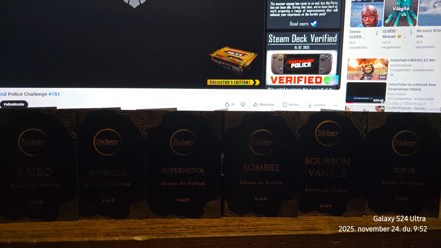 Customer photo review of 6x2 ml Férfi & Unisex csomag: Supernova-Top 1%-Cairo-Bourbon Vanille-Sombre-Bermuda