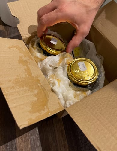 Customer photo review of 2kg flytande honung för 499kr med fri frakt!
