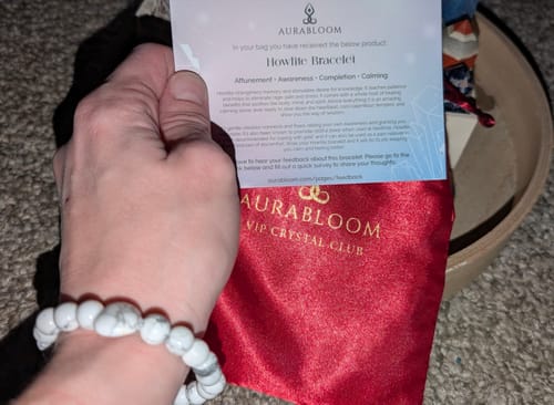 Customer photo review of VIP Crystal Club ~ Monthly Crystal Tester