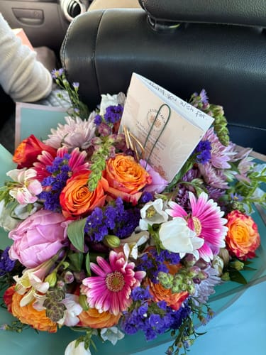 Customer photo review of Lush Wonder Flower Bouquet