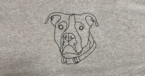 Customer photo review of Custom Embroidered Hoodie
