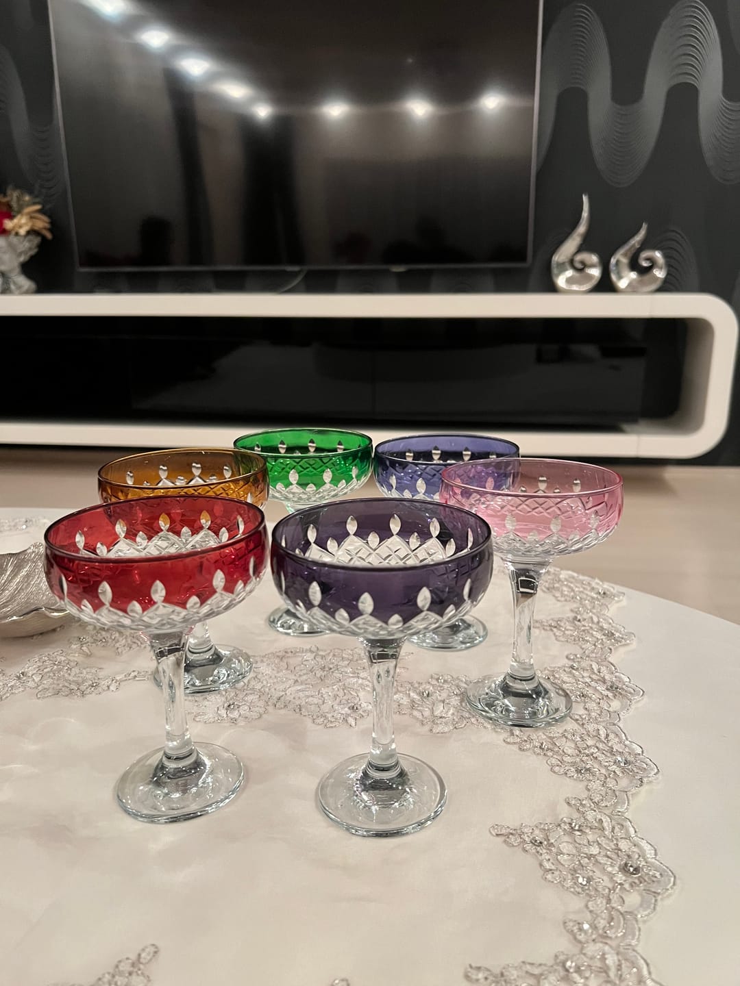 Customer photo review of Aria Kup Ayaklı Bardak 235cc