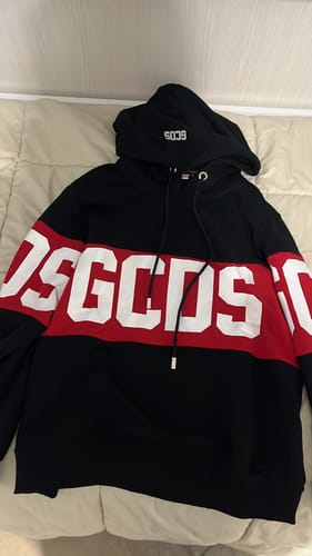 Alessio S. review of Felpa con cappuccio con logo a fascia GCDS image 1 out of 1