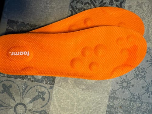 Customer photo review of Foamr® Solette massaggianti – Sollievo per Sperone calcaneare e Fascite plantare
