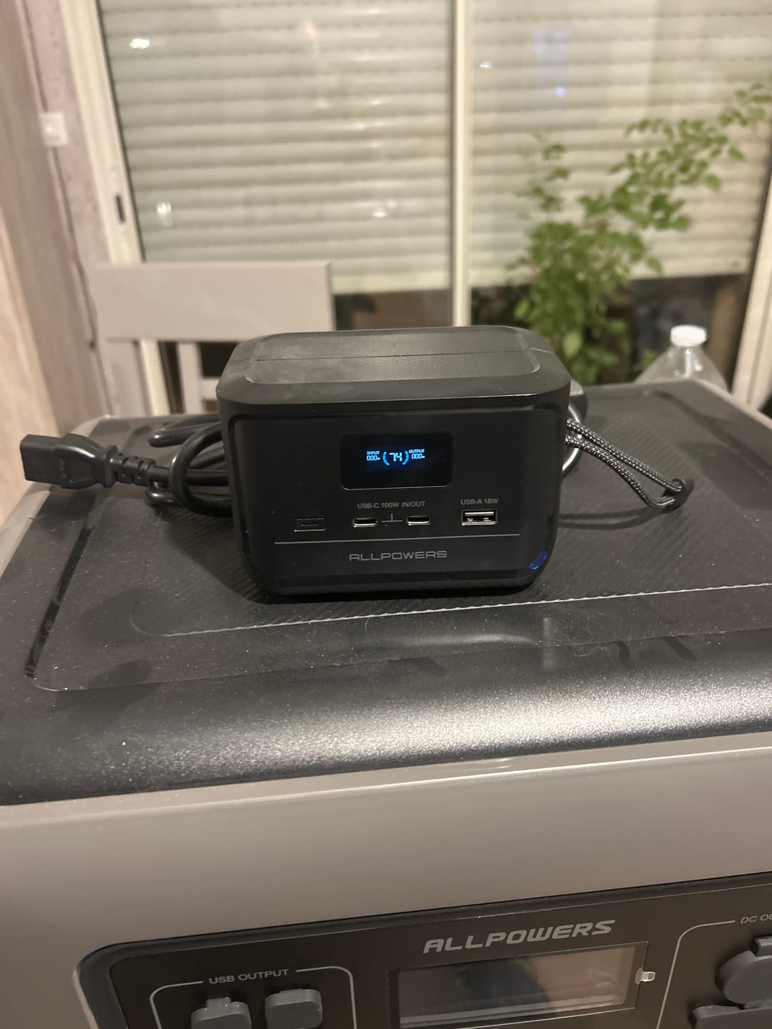 Customer photo review of ALLPOWERS SOLAX P100 DC Station électrique portable | 128W 99.2Wh