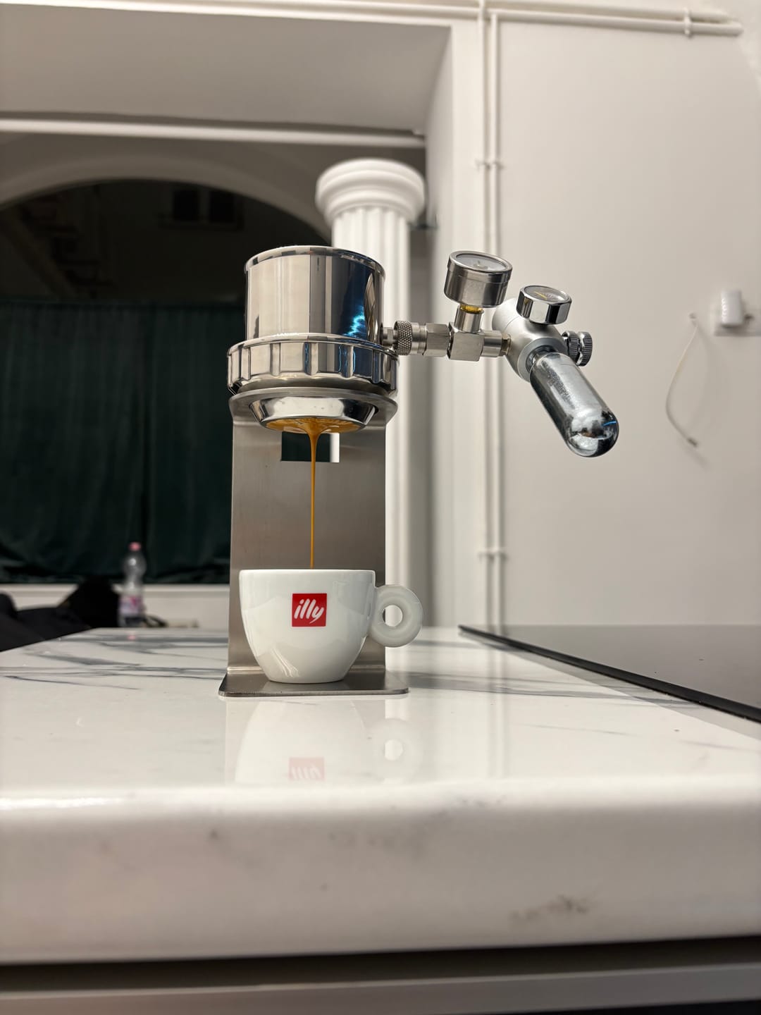 Customer photo review of Lastaforest Pneumatic Espresso Machine