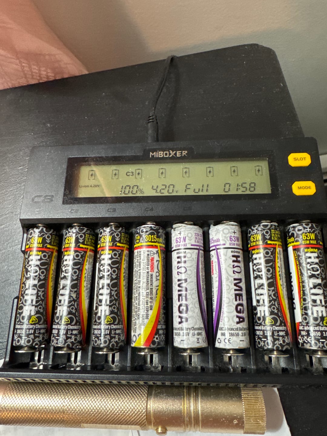Customer photo review of Hohm Tech Life V4 18650 3015mAh 22.1A Battery