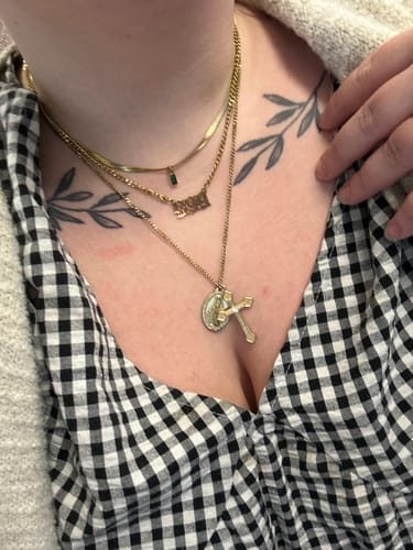 Customer photo review of Angel Number Cuban Necklace