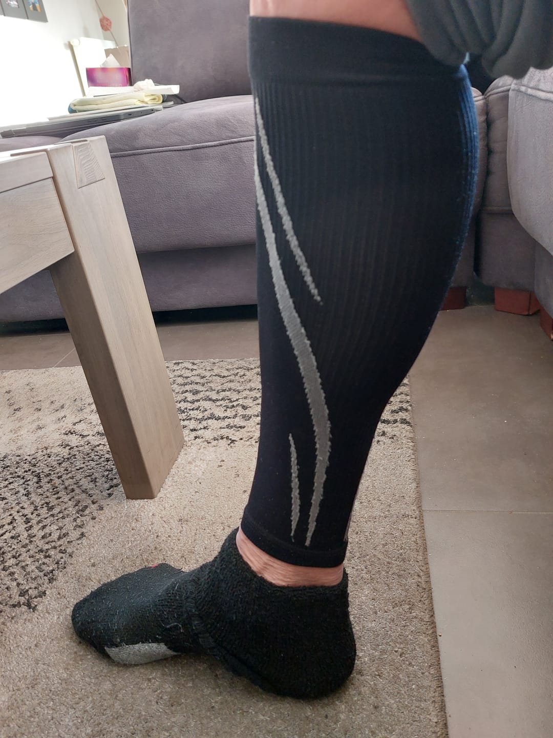 Customer photo review of Calf Sleeve Relief