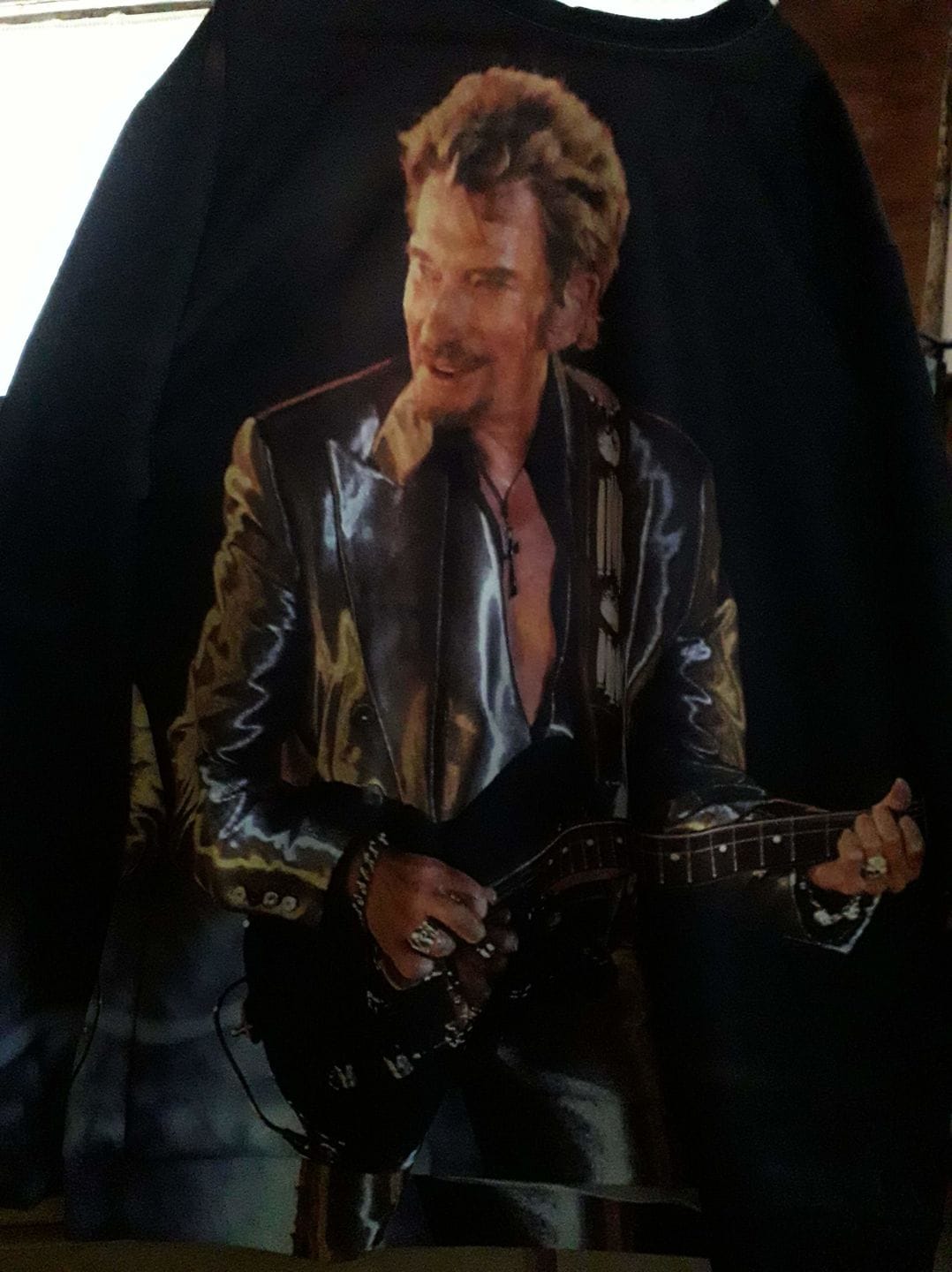 Customer photo review of Sweat-shirt Johnny Hallyday modèle 7
