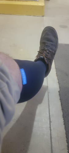 Customer photo review of Performance Eucalyptus Compression Socks