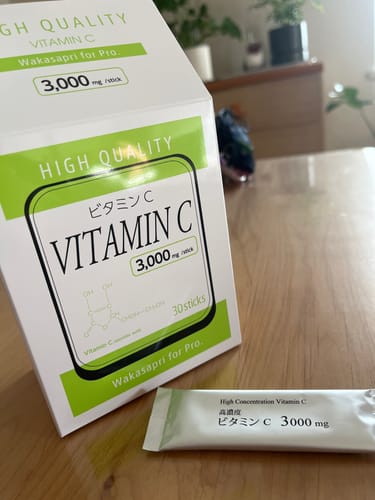 Customer photo review of 高濃度ビタミンC 3,000mg -Wakasapri for Pro.
