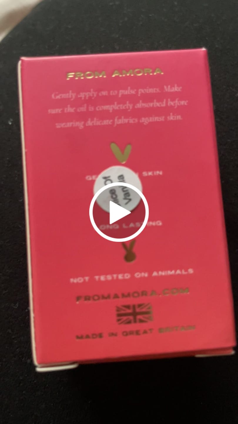 Customer video review of From Amora Vanilla Duo Box - 10ML Cookie Cloud & Slice of Vanilla with Gift Box