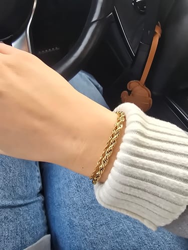 Customer photo review of Romance Bracelet - Gold
