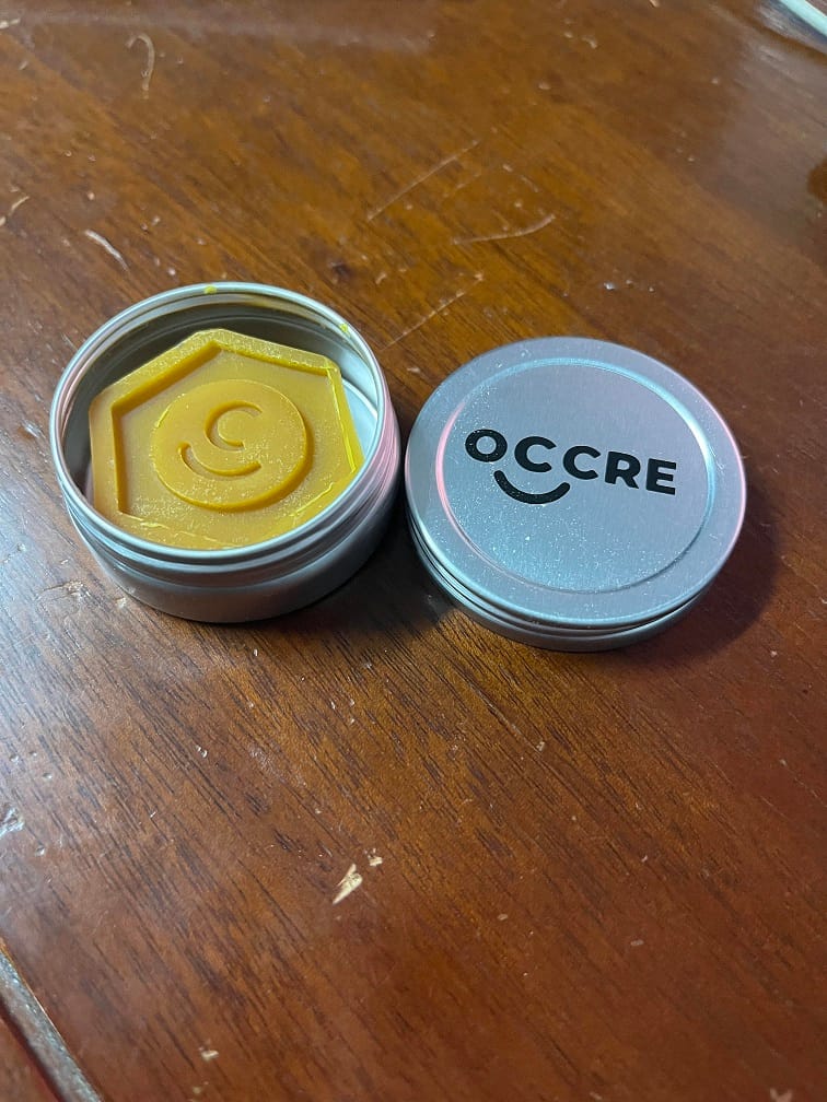Customer photo review of Taco de cera para hilos 100% natural