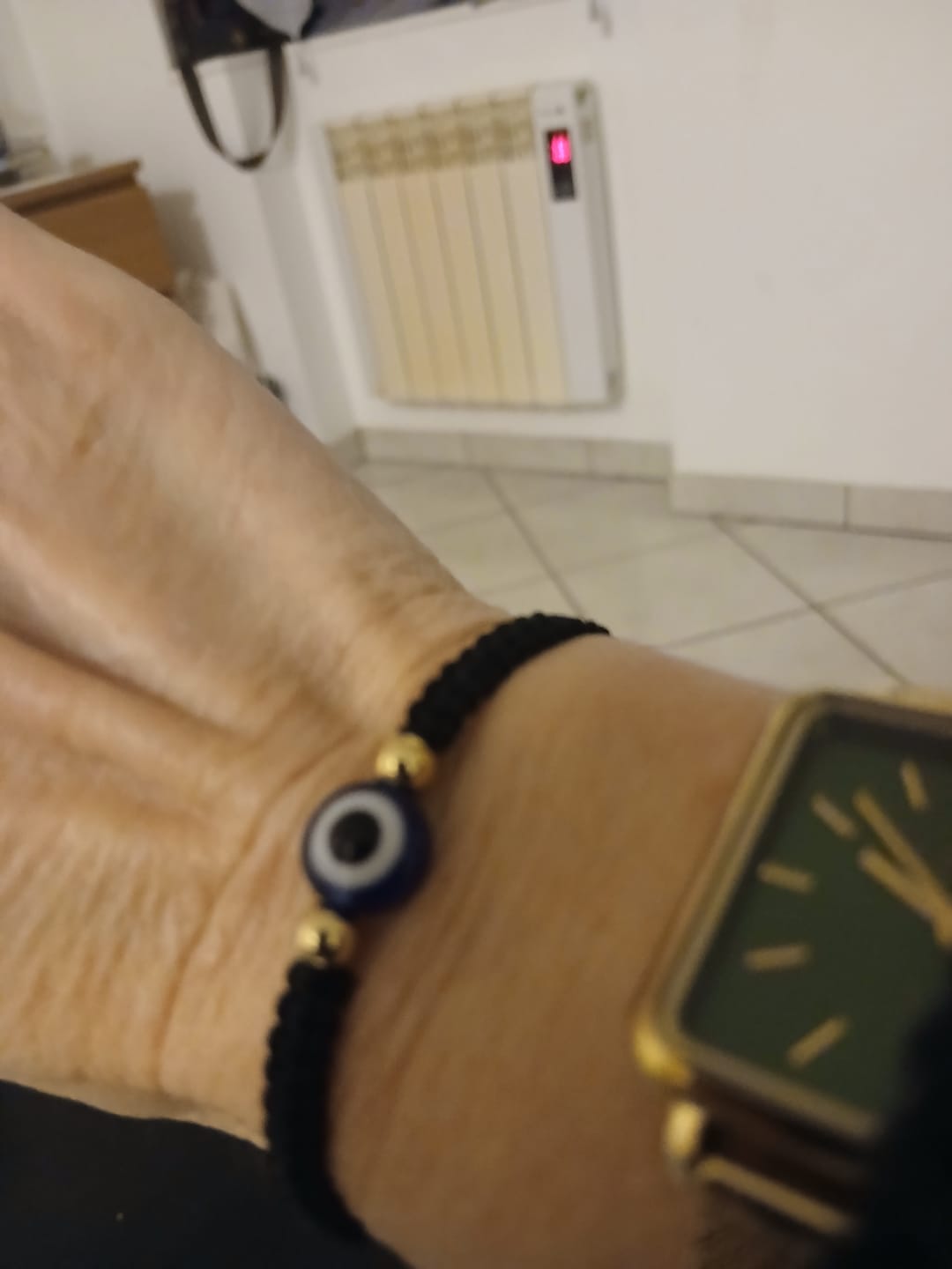 Customer photo review of Bracelet Oeil Bleu Porte-Bonheur