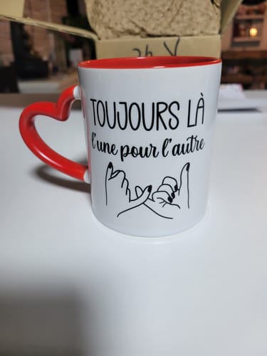 Customer photo review of Mug Personnalisé - Meilleures Amies